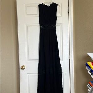 Summer Black Maxi Dress